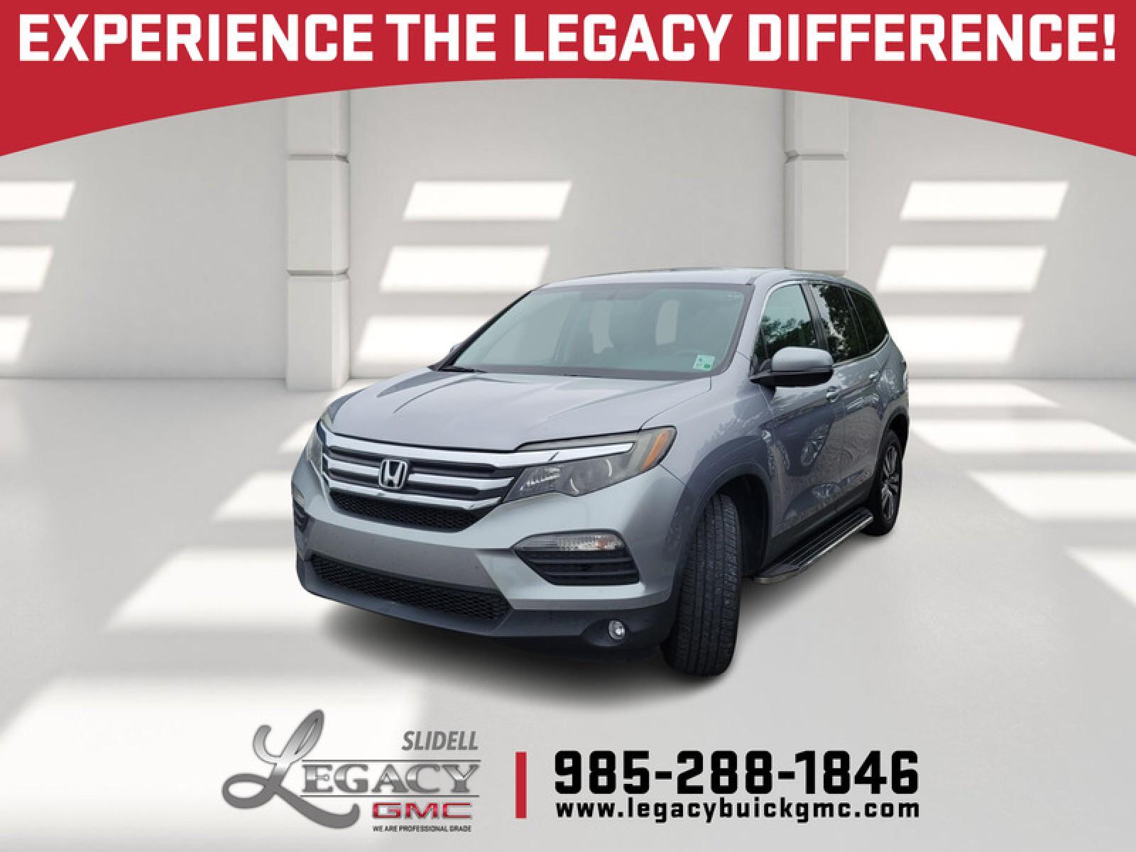 Lunar Silver Metallic 2018 Honda Pilot EX FWD SUV / Crossover Front-Wheel Drive 6-Speed Automatic