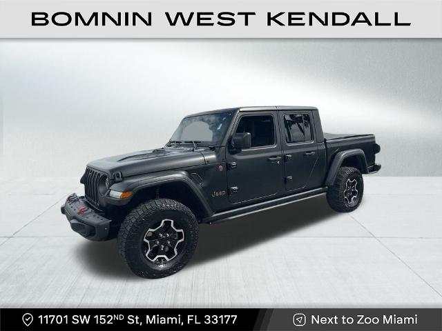 Used 2021 Jeep Gladiator Rubicon with VIN 1C6JJTBM4ML524959 for sale in Miami, FL