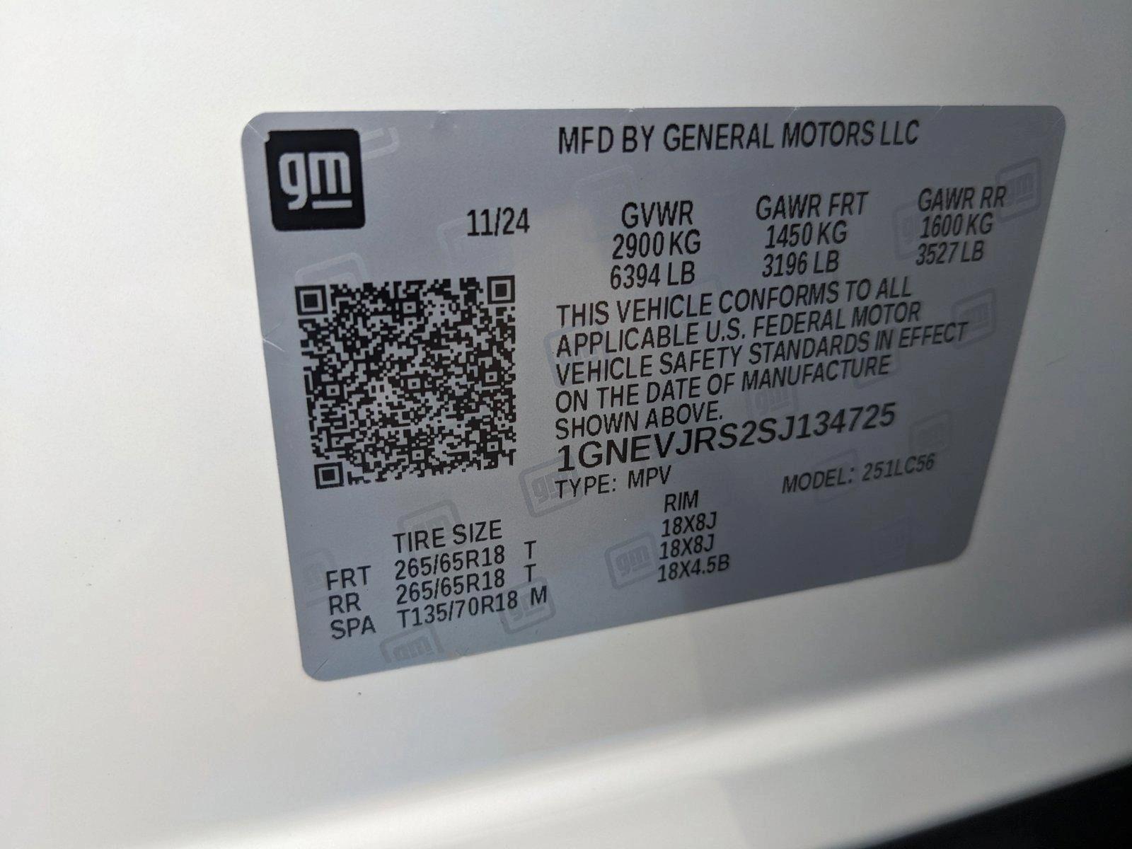 2025 Chevrolet Traverse Vehicle Photo in CORPUS CHRISTI, TX 78412-4902