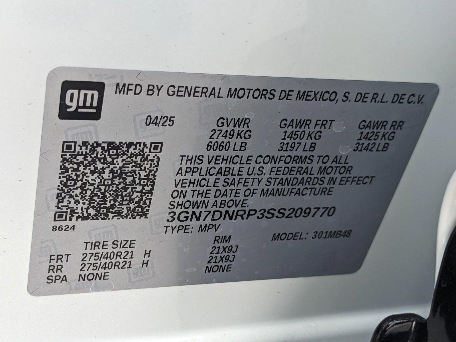 2025 Chevrolet Equinox EV Vehicle Photo in MIAMI, FL 33172-3015