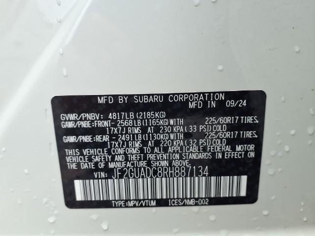2024 Subaru Crosstrek Vehicle Photo in Oshkosh, WI 54904