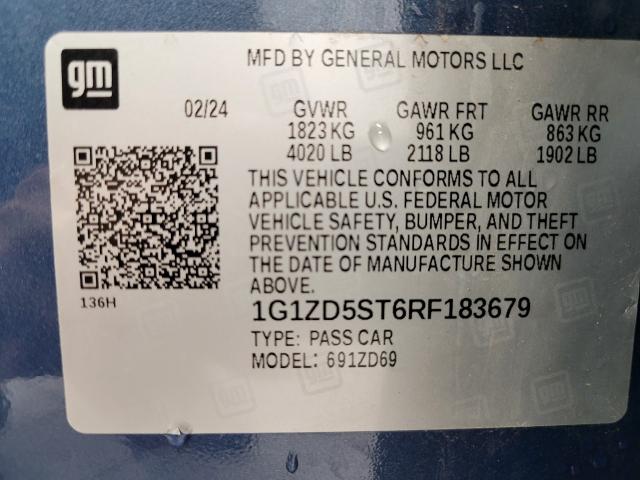 2024 Chevrolet Malibu Vehicle Photo in NEENAH, WI 54956-2243