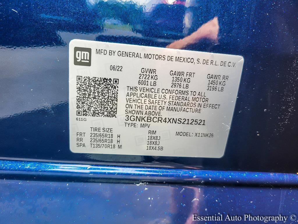 2022 Chevrolet Blazer Vehicle Photo in AURORA, IL 60503-9326