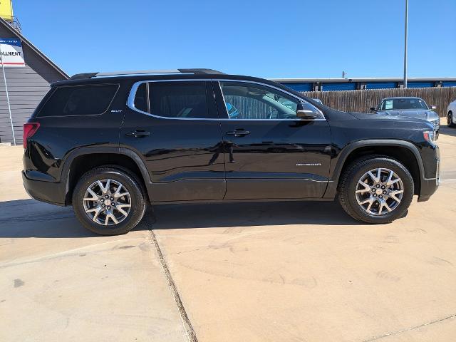 Used 2023 GMC Acadia SLT with VIN 1GKKNML46PZ152410 for sale in Pleasanton, TX