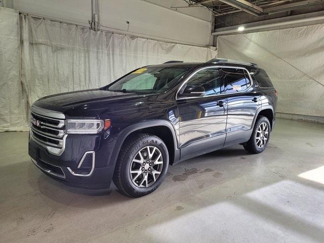 Used 2020 GMC Acadia SLE with VIN 1GKKNKLSXLZ204456 for sale in Pinconning, MI