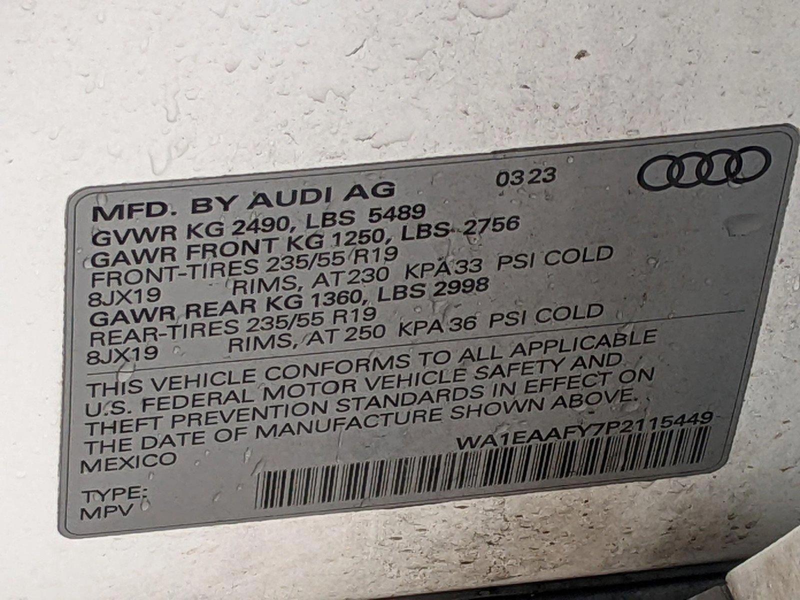 2023 Audi Q5 Vehicle Photo in Cockeysville, MD 21030