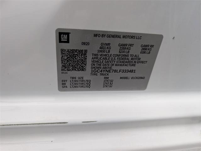 2020 Chevrolet Silverado 2500 HD Vehicle Photo in ENGLEWOOD, CO 80113-6708