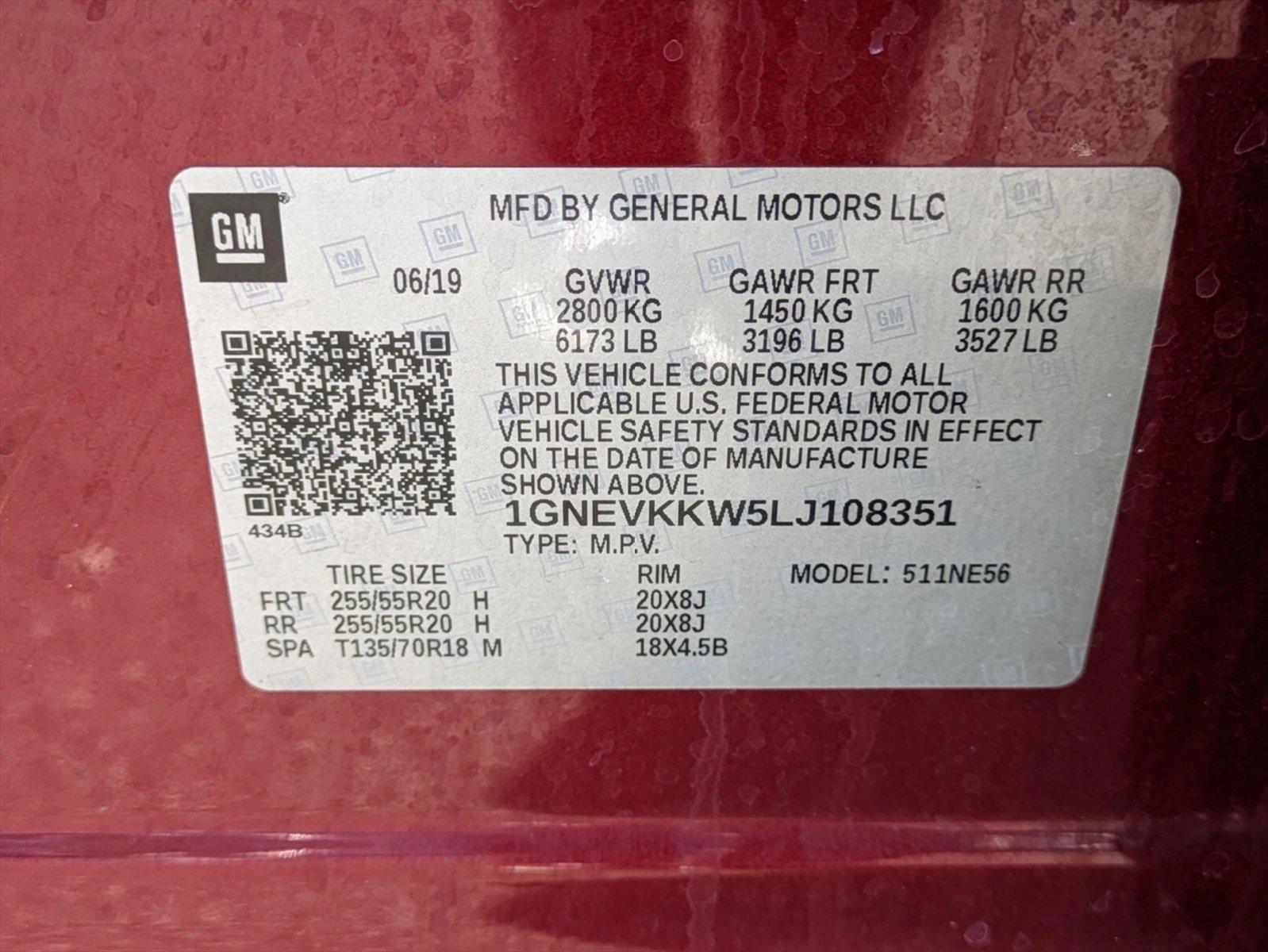 2020 Chevrolet Traverse Vehicle Photo in ORLANDO, FL 32808-7998