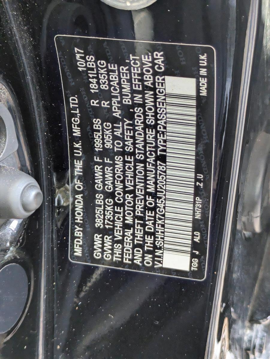 2018 Honda Civic Hatchback Vehicle Photo in Tampa, FL 33614
