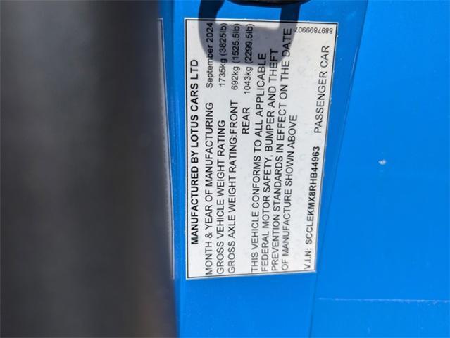 2024 Lotus Emira Vehicle Photo in ENGLEWOOD, CO 80113-6708
