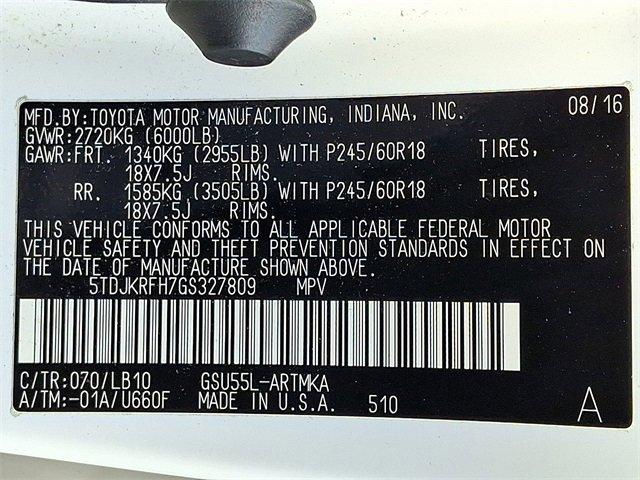 2016 Toyota Highlander Vehicle Photo in LANCASTER, PA 17601-0000