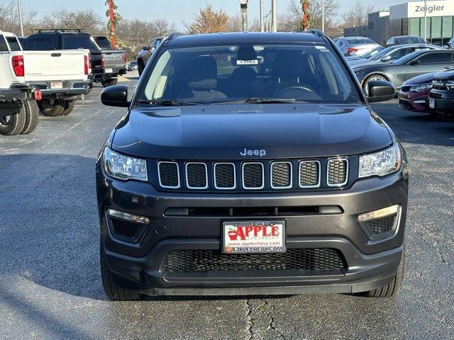 Used 2018 Jeep Compass Sport with VIN 3C4NJDAB1JT150830 for sale in Tinley Park, IL