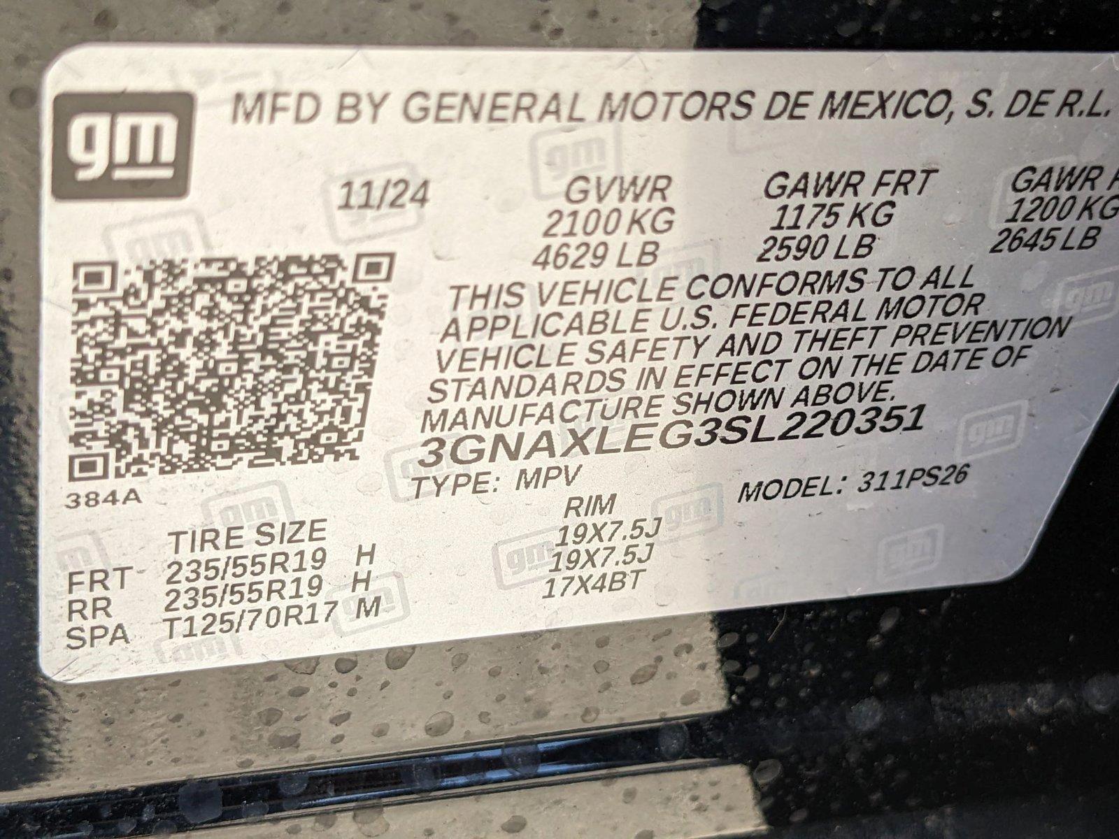 2025 Chevrolet Equinox Vehicle Photo in MIAMI, FL 33172-3015