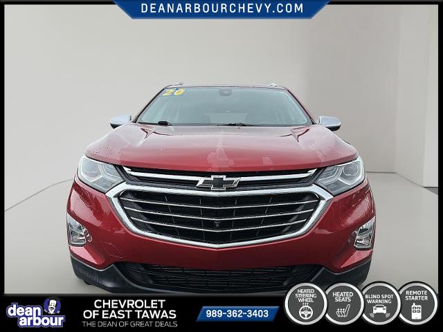 Used 2020 Chevrolet Equinox Premier with VIN 3GNAXNEV4LS660516 for sale in East Tawas, MI