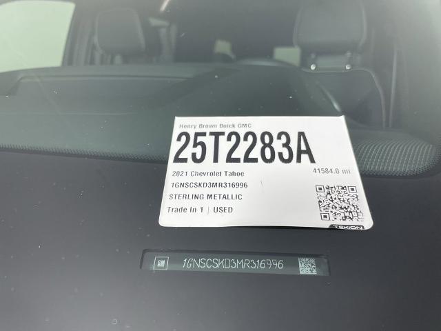 2021 Chevrolet Tahoe Vehicle Photo in GILBERT, AZ 85297-0402