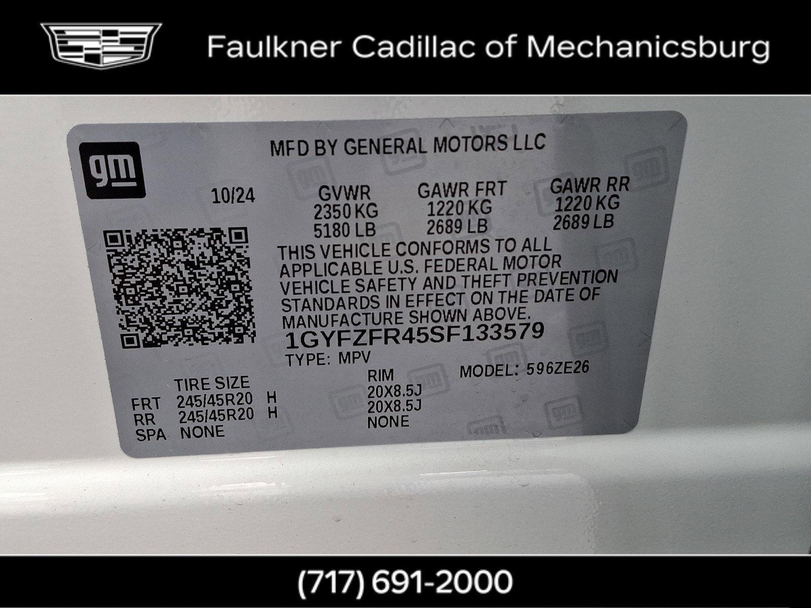 2025 Cadillac XT4 Vehicle Photo in MECHANICSBURG, PA 17050-1707