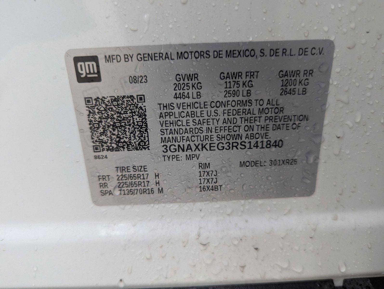 2024 Chevrolet Equinox Vehicle Photo in CORPUS CHRISTI, TX 78412-4902