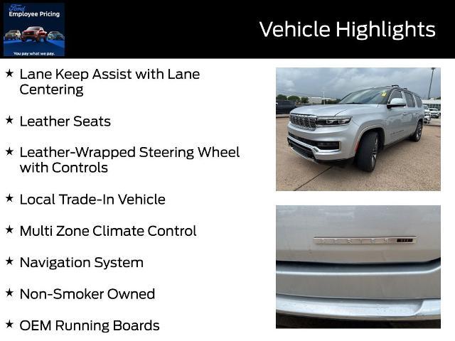 2022 Jeep Grand Wagoneer Vehicle Photo in Weatherford, TX 76087