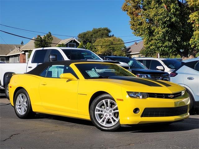 Used 2015 Chevrolet Camaro 1LT with VIN 2G1FD3D32F9175605 for sale in Napa, CA