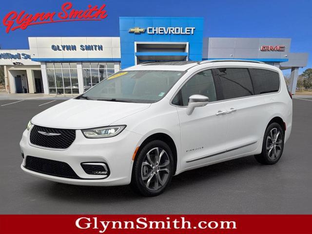 Bright White Clea 2022 Chrysler Pacifica Pinnacle AWD Minivan All-Wheel Drive 9-Speed Automatic