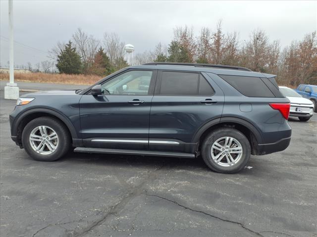 Used 2022 Ford Explorer XLT with VIN 1FMSK8DH5NGC17829 for sale in Warrenton, MO