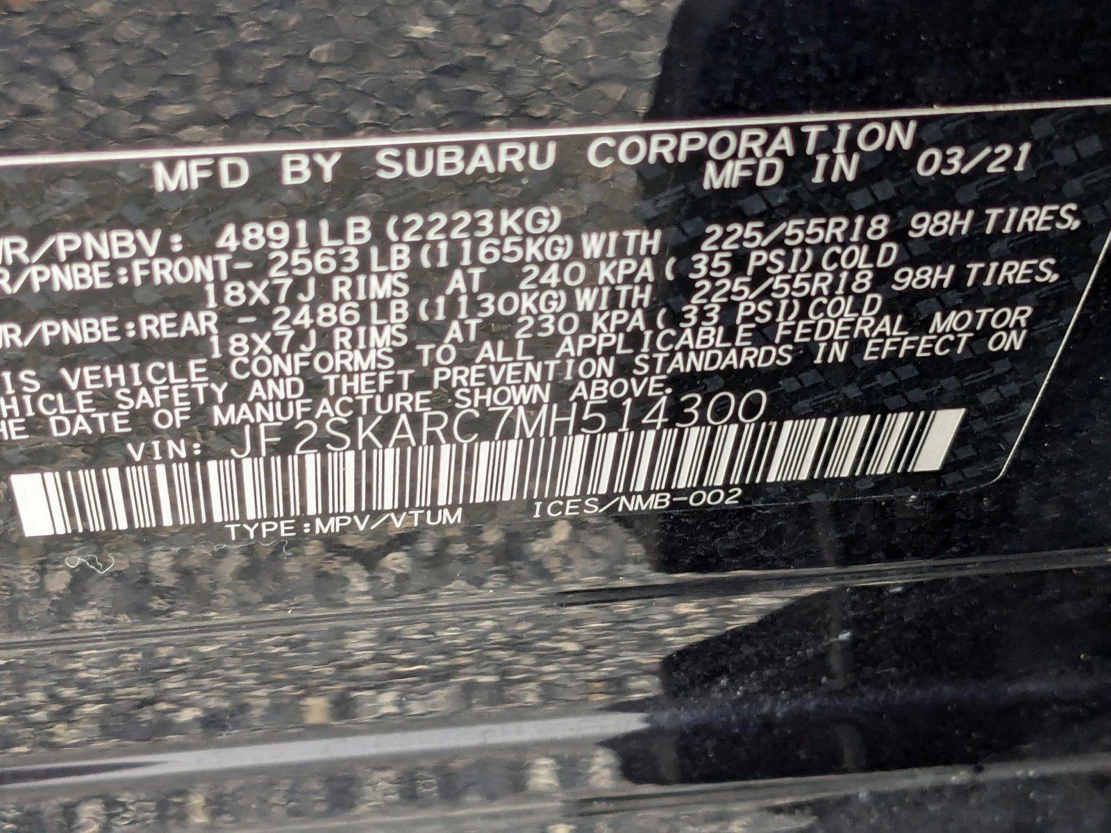 2021 Subaru Forester Vehicle Photo in Miami, FL 33015