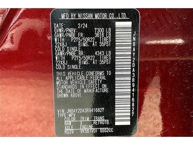 2024 Nissan Armada Vehicle Photo in San Antonio, TX 78230