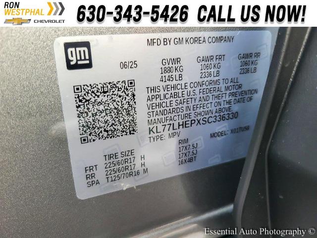 2025 Chevrolet Trax Vehicle Photo in AURORA, IL 60503-9326
