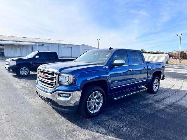 Used 2018 GMC Sierra 1500 SLT with VIN 3GTU2NEC1JG384279 for sale in Blanchard, OK