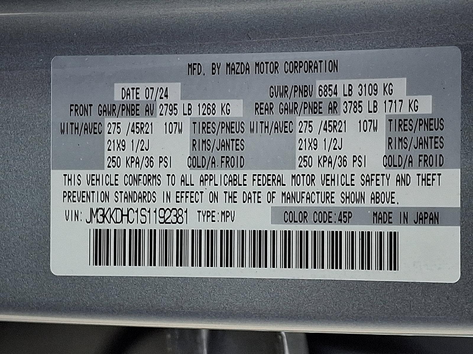 2025 Mazda CX-90 Vehicle Photo in Trevose, PA 19053