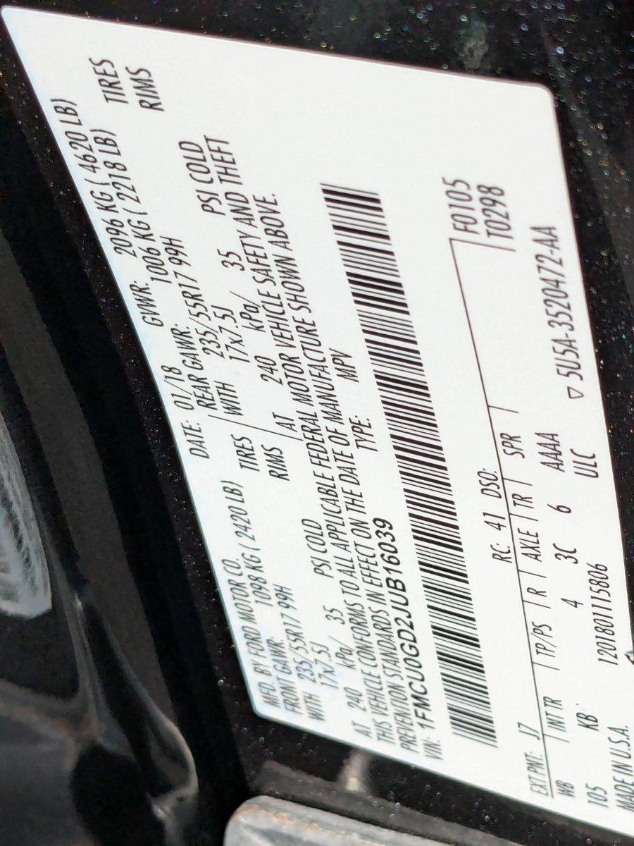 2018 Ford Escape Vehicle Photo in Miami, FL 33015