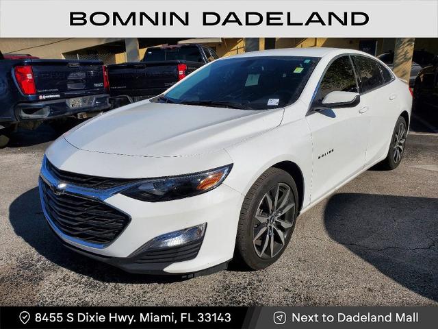 Used 2022 Chevrolet Malibu RS with VIN 1G1ZG5ST8NF210365 for sale in Miami, FL