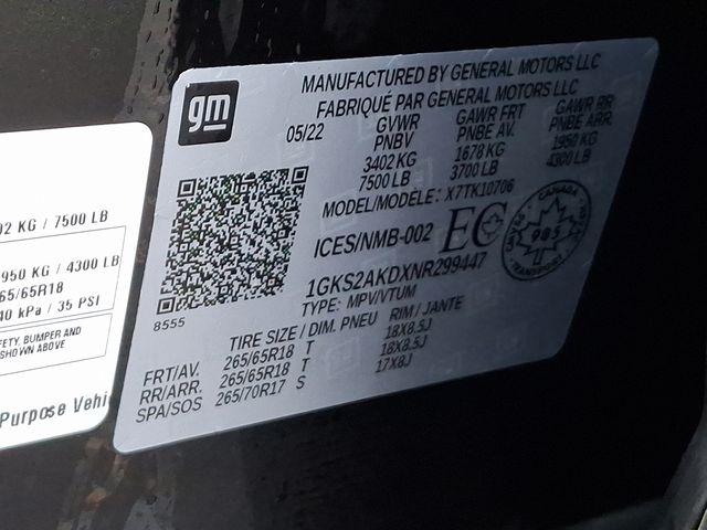 2022 GMC Yukon Vehicle Photo in DANBURY, CT 06810-5034