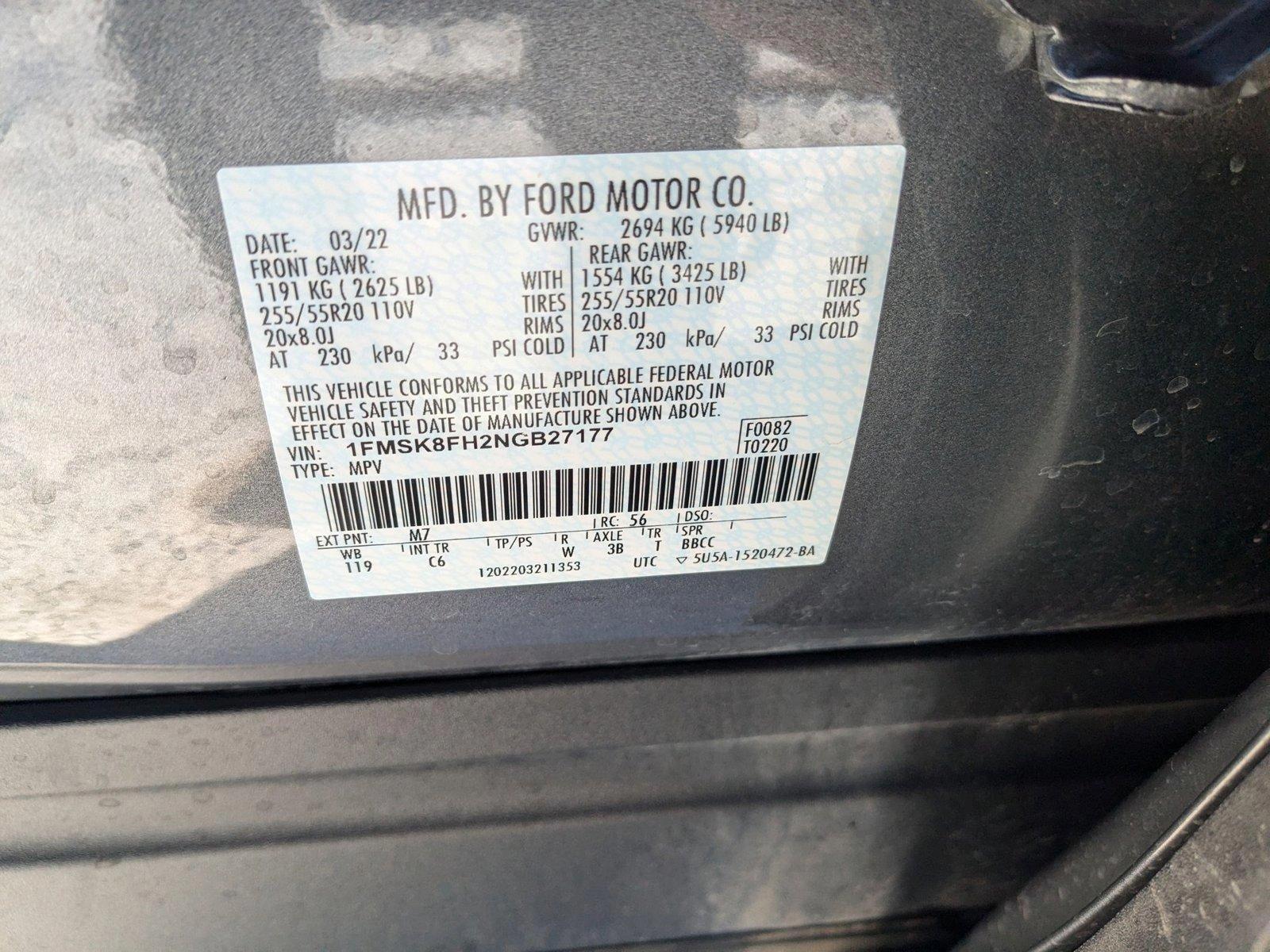 2022 Ford Explorer Vehicle Photo in LONE TREE, CO 80124-2750