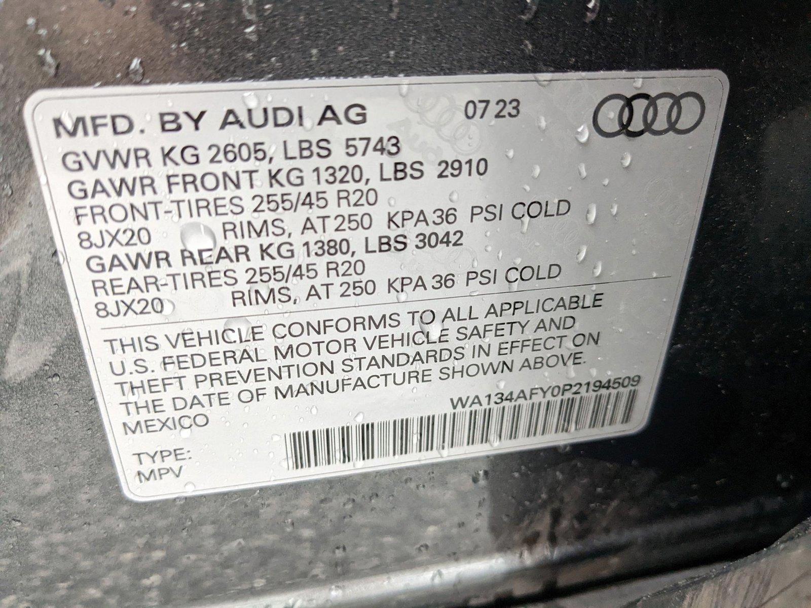 2023 Audi SQ5 Sportback Vehicle Photo in Orlando, FL 32811