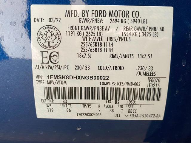 2022 Ford Explorer Vehicle Photo in Neenah, WI 54956