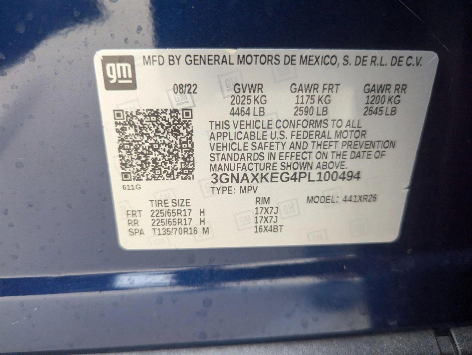 2023 Chevrolet Equinox Vehicle Photo in CORPUS CHRISTI, TX 78412-4902