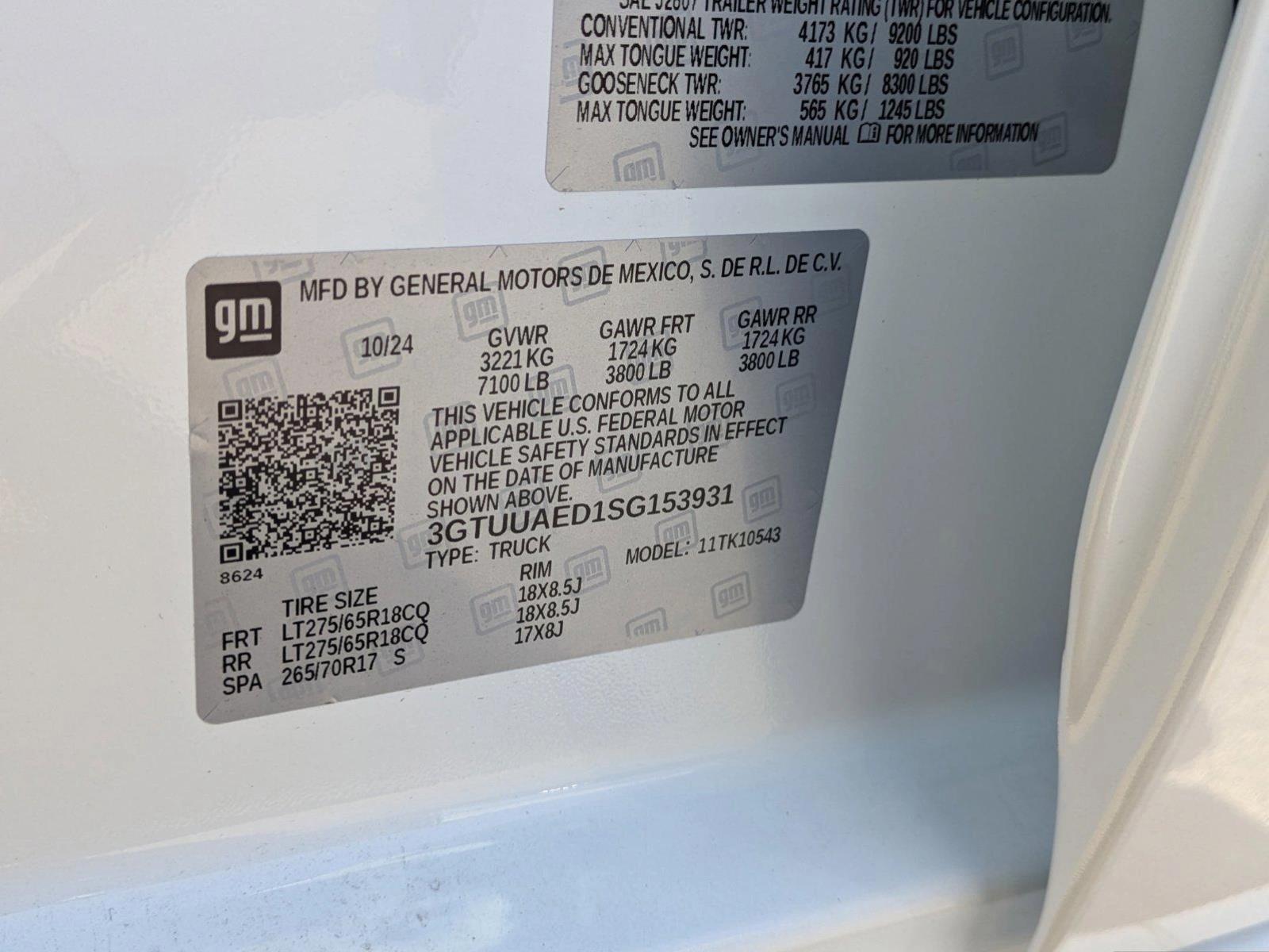 2025 GMC Sierra 1500 Vehicle Photo in LAUREL, MD 20707-4622