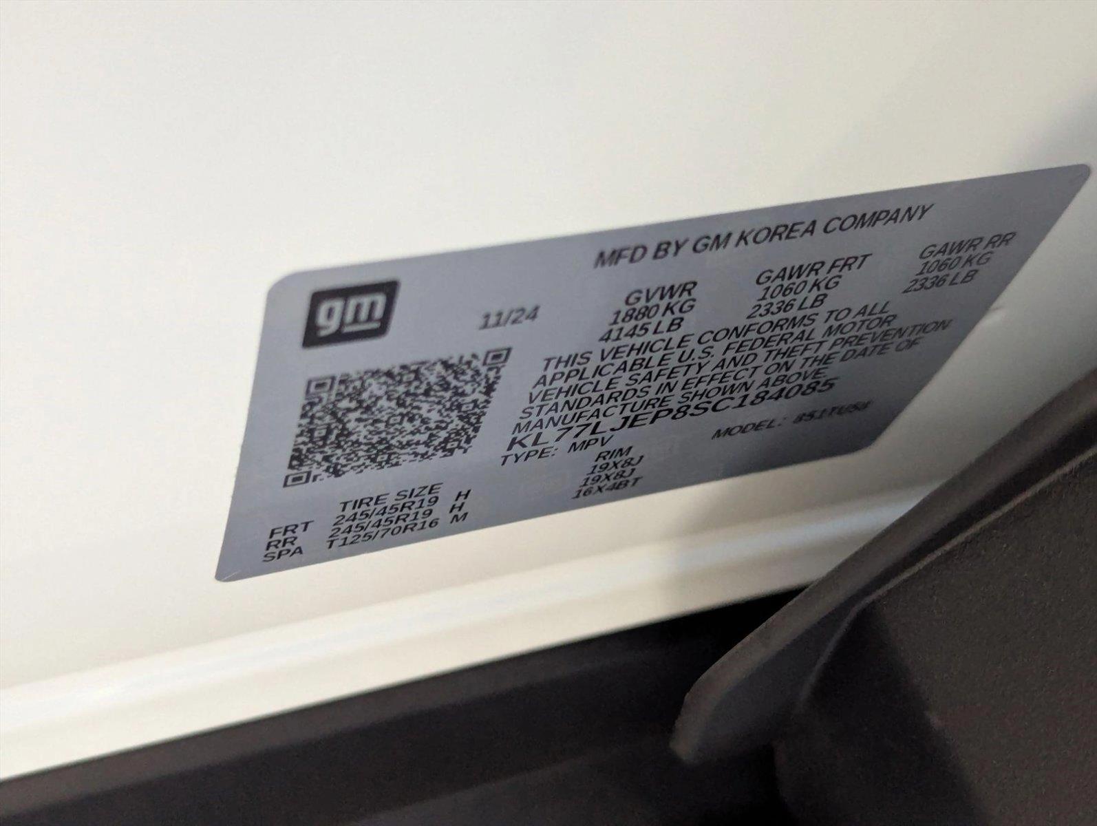 2025 Chevrolet Trax Vehicle Photo in PEMBROKE PINES, FL 33024-6534