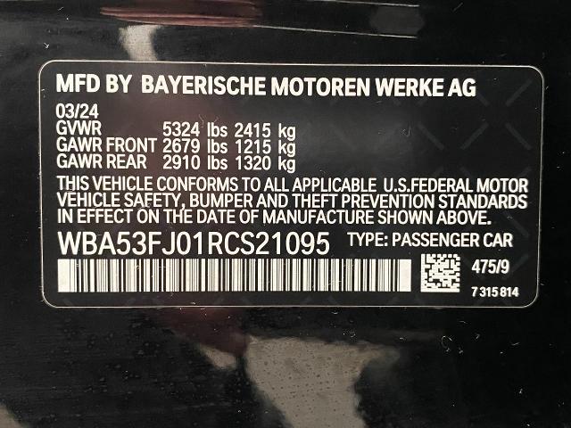2024 BMW 530i xDrive Vehicle Photo in Appleton, WI 54913
