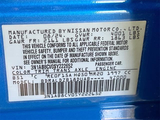 2025 Nissan Sentra Vehicle Photo in Tulsa, OK 74129
