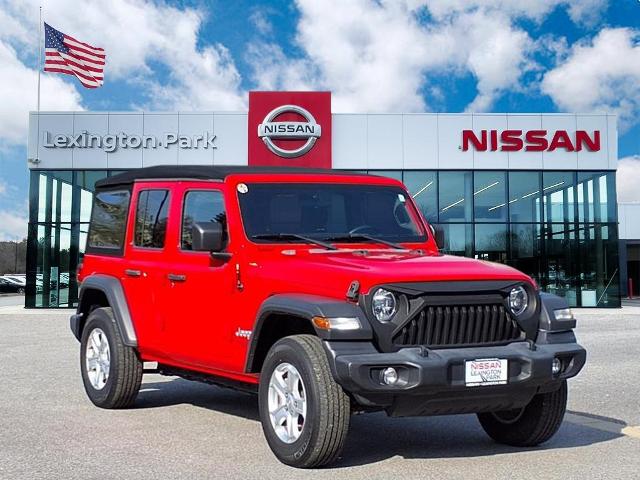 Used 2021 Jeep Wrangler Unlimited Sport S with VIN 1C4HJXDG1MW534501 for sale in California, MD