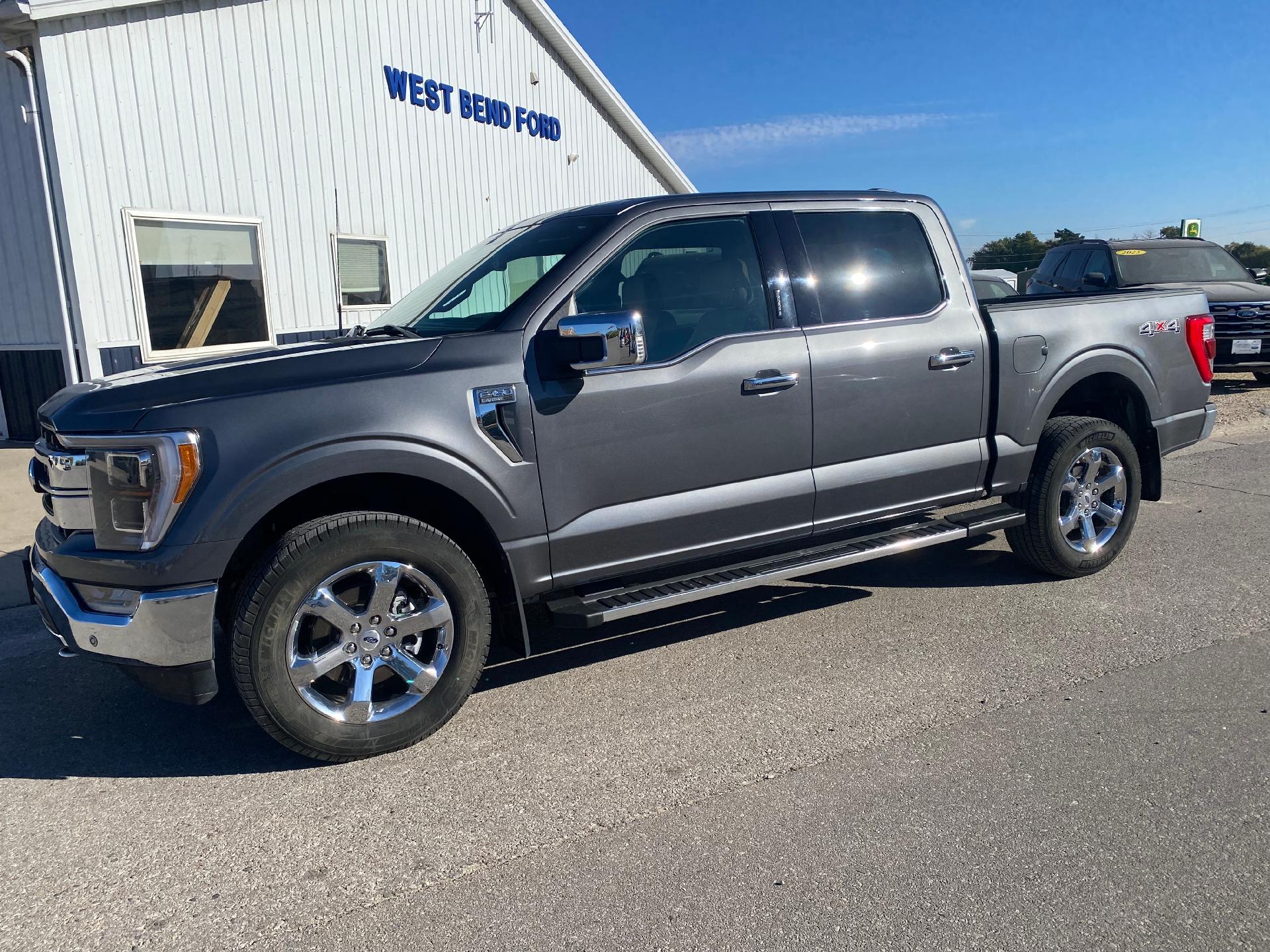 Used 2023 Ford F-150 Lariat with VIN 1FTFW1E8XPFA43071 for sale in West Bend, IA