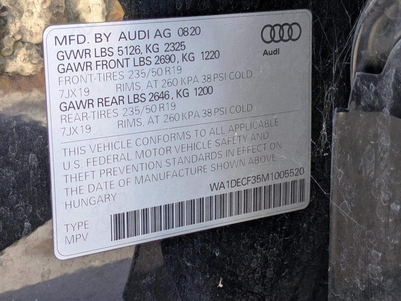 2021 Audi Q3 Vehicle Photo in Clearwater, FL 33761