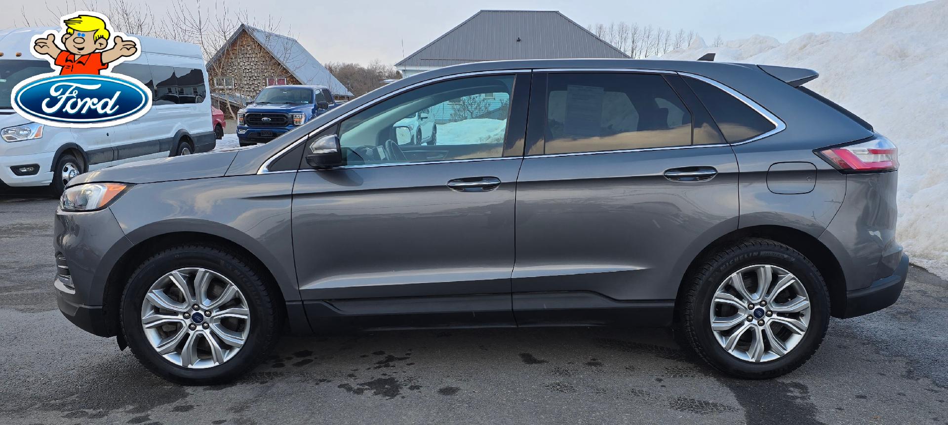 Used 2022 Ford Edge Titanium with VIN 2FMPK4K92NBA52176 for sale in Massena, NY