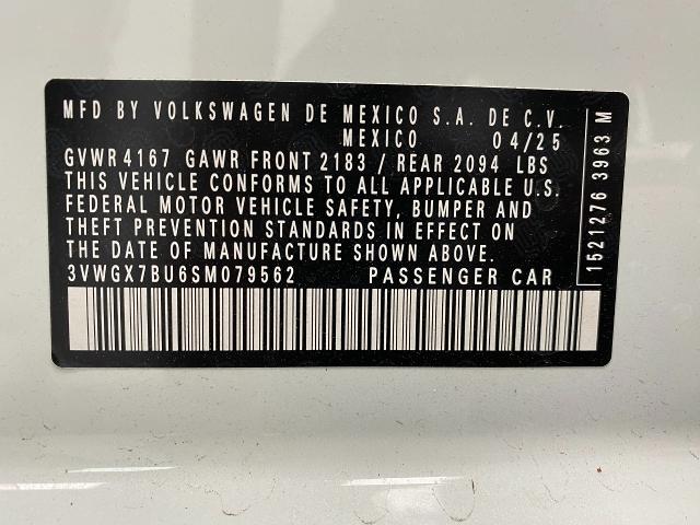 2025 Volkswagen Jetta Vehicle Photo in Appleton, WI 54913