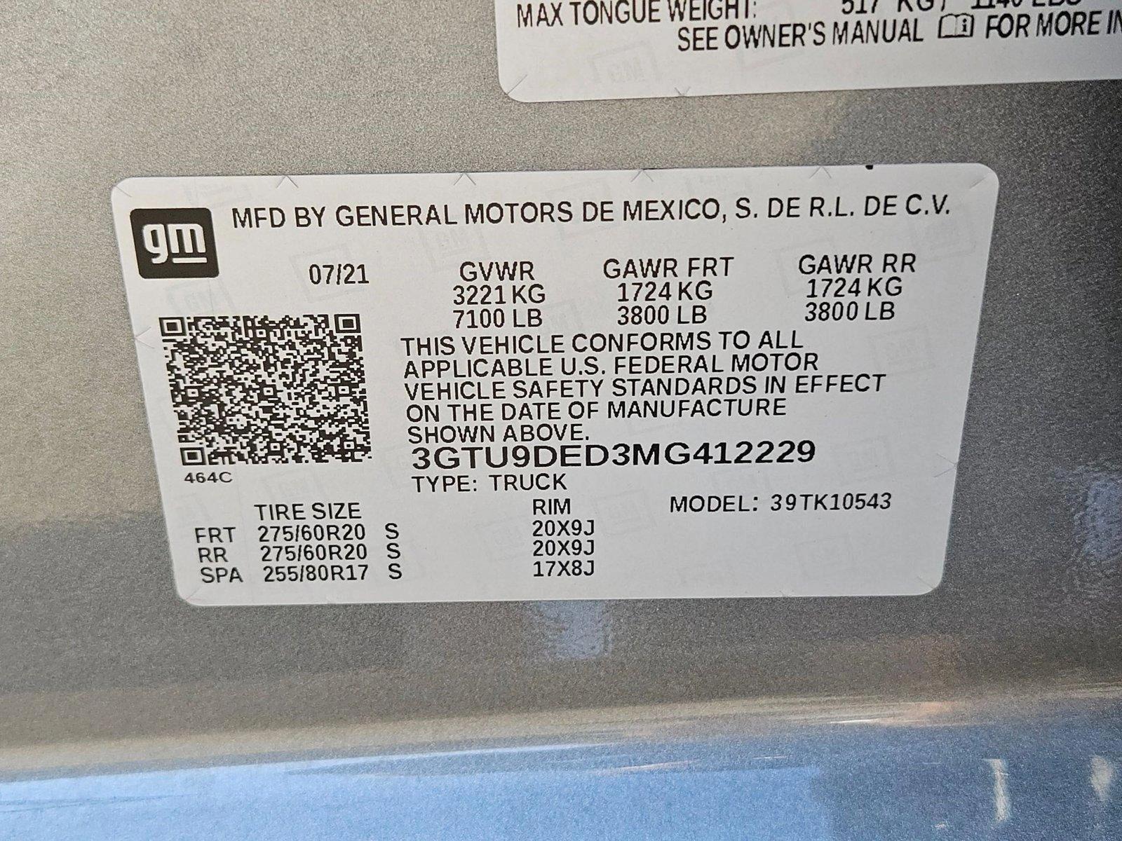 2021 GMC Sierra 1500 Vehicle Photo in GILBERT, AZ 85297-0446