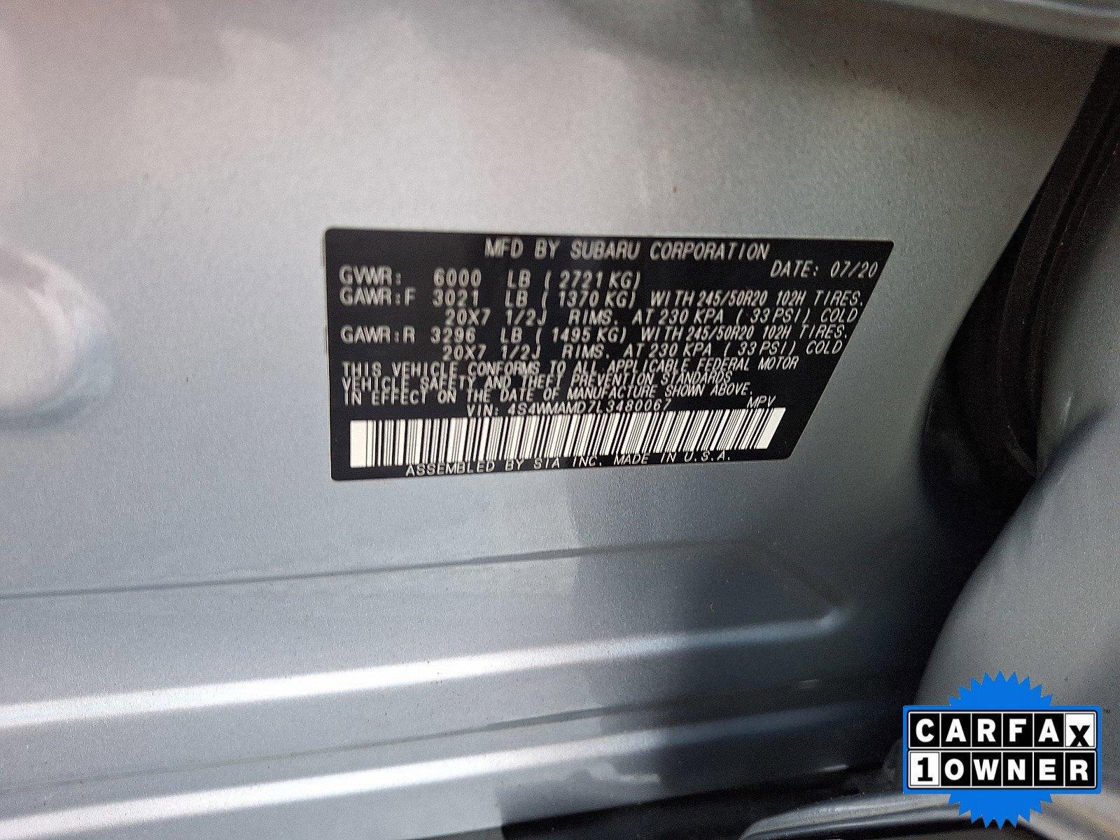 2020 Subaru Ascent Vehicle Photo in Harrisburg, PA 17111