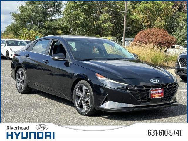 Used 2021 Hyundai Elantra Limited with VIN KMHLN4AJ0MU008641 for sale in Riverhead, NY