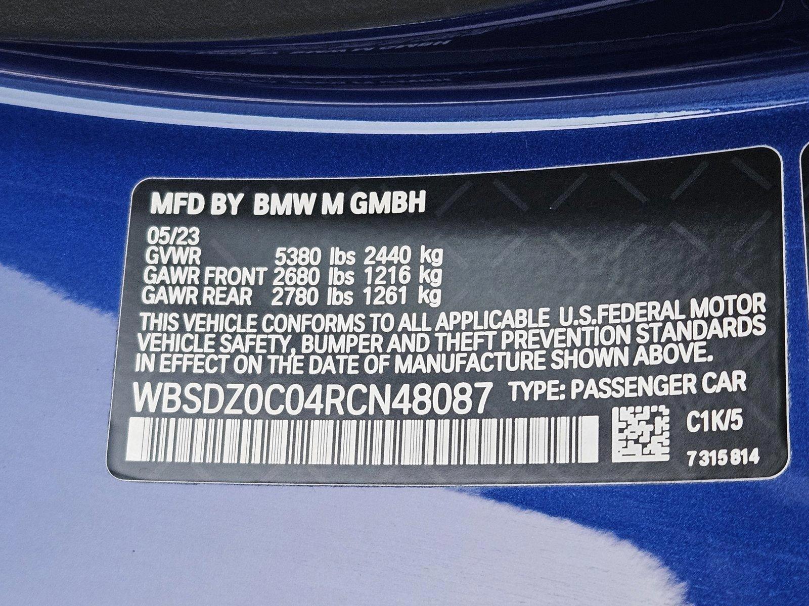 2024 BMW M8 Vehicle Photo in Delray Beach, FL 33444